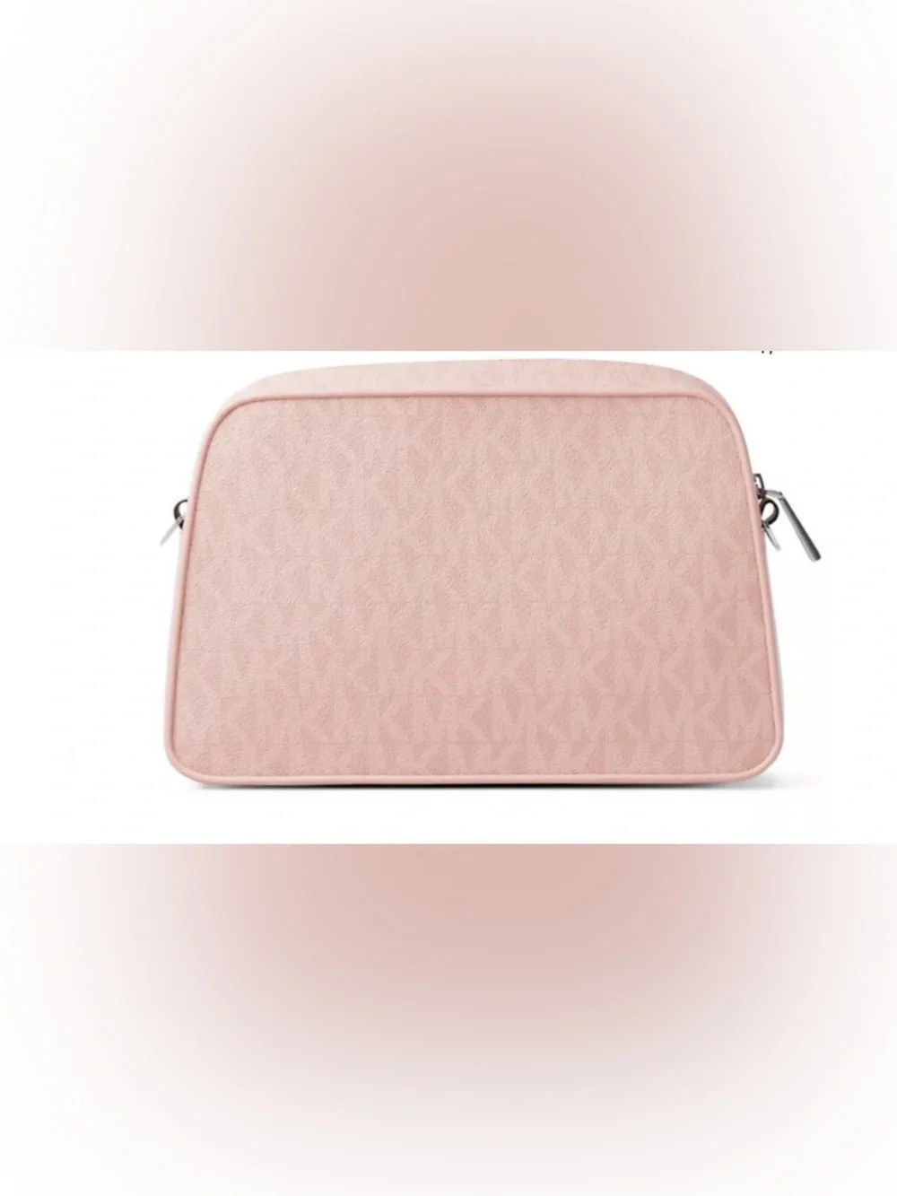 MICHAEL Michael Kors Pink “Dusty Rose” Crossbody Bag with Signature MK Print